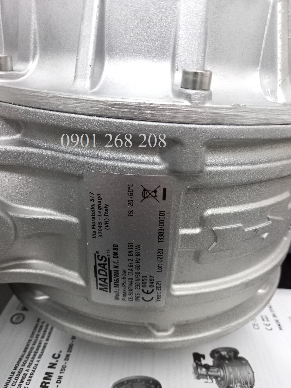 van dien tu madas M16/RM N.C. DN80 220V